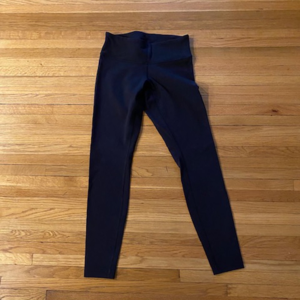 Lululemon Wunder Under Blk Leggings 6, 28" inseam